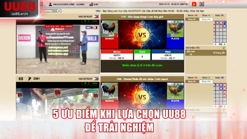 5 ưu điểm khi lựa chọn UU88 để trải nghiệm