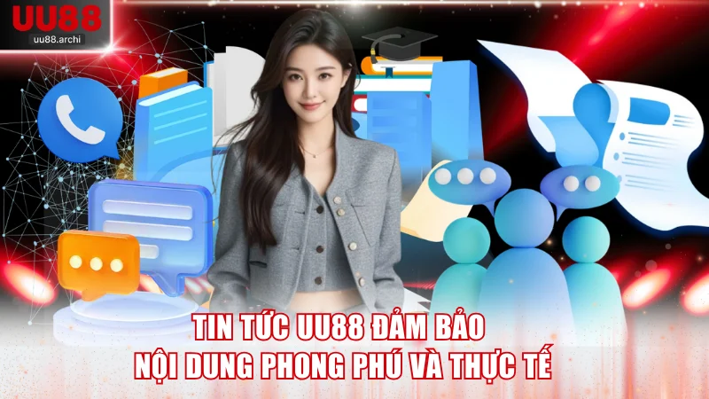 Tin tức UU88 đảm bảo nội dung phong phú và thực tế